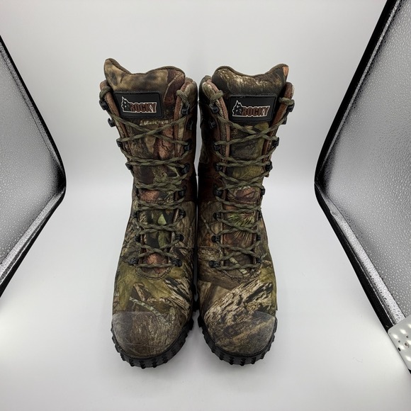 ROCKY Sport Pro 1000 Gram Hunting Boots Mens Size 10.5M RKS0309 Camo Waterproof - Picture 3 of 11